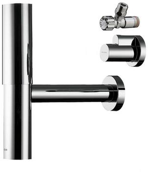 Axor Flowstar Designsiphon mit zwei Eckventilen und Schubern brushed brass (51304950)