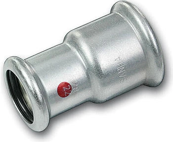 SANHA Therm Reduziermuffe 24240 18 x 15 mm beidseitig Innenpressende (1242401815)