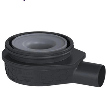 Kessel Grundkörper der Ultraflache 79 DN 50 Geruchsverschluss 50 mm (44700)