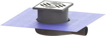 Kessel Bodenablauf der Ultraflache 54 DN 40 WaD Schlitzrost 44740.(20M)