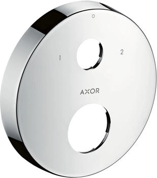 Axor Verlängerungsrosette rund 2-Loch mit Markierung 0/1/2 (14962000)