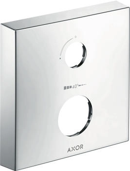 Axor Verlängerungsrosette eckig 2-Loch mit Pfeil-Markierung (14970000)