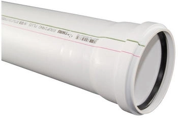 Rehau Raupiano Plus Abflussrohr DN 50 1000 mm weiß (11201341222)