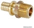 Rehau Rautitan RX+ Übergang AG Rotguss 25 mm x R 1 AG für Trinkwasser-/Heizung (14563191001)