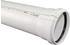 Rehau Raupiano Plus Abflussrohr DN 110 1000 mm weiß (11202941222)
