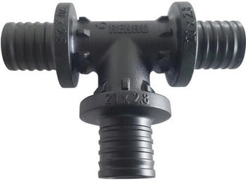 Rehau Rautitan PX T-Stück schwarz 20 mm Zentriernocken für Trinkwasser-/Heizung (11600321001)