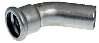 Buderus Logafix Bogen 45° DN 15 Innen/Außen mit LBP-Funktion EPDM O-Ring für M-Kontur Edelstahl V2A (7738345260)
