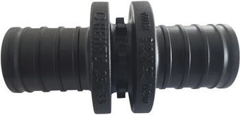 Rehau Rautitan PX Kupplung 25 x 25 mm schwarz Zentriernocken für Trinkwasser-/Heizung (11600131001)