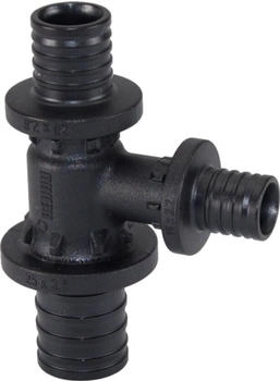 Rehau Rautitan PX T-Stück schwarz 25 mm Zentriernocken für Trinkwasser-/Heizung (11600331001)