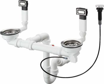 Hansgrohe Ab- und Überlaufgarnitur S71 D15-11 für automatische Betätigung (43932800)