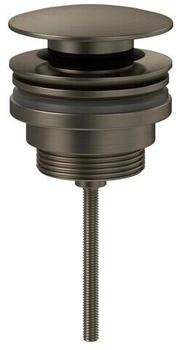 Villeroy & Boch Universal Push-Open-Ablaufgarnitur für Wandmontage brushed nickel matt (TVP00000302064)