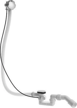 Duravit D-Code Ab- & Überlaufgarnitur Komplett-Set (790226000001000)