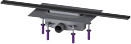 Kessel Linearis Infinity 90 Duschrinne mit Rinnenprofil Edelstahl black gebürstet 800 mm (45202.08)