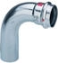 Viega Prestabo Bogen 597665 88,9 mm 90Grad Stahl unlegiert SC-Contur Einsteckende