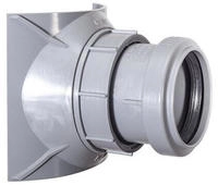 Schraub-abzweig Dn110/50 Grau, 21050az - Airfit