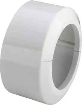Viega Rosette 3821 für WC-Anschlussbogen, 2-teilig, Kunststoff weiß (101343)