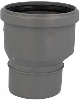 Airfit Reduzieradapter DN 110/90 exzentrisch PP grau (61190RA)