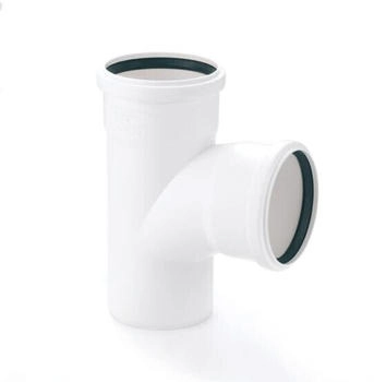 Rehau Raupiano Plus Einfachabzweig max flow DN 110/110 weiß 87° (11230051001)