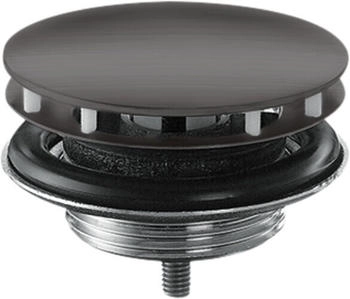 Hansgrohe Waschbecken Ablaufgarnitur nicht verschlie&szlig;bar brushed black chrome (51301340)