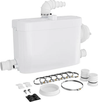 Wiltec Kleinhebeanlage mit H&auml;cksler 450 W 7,5 m F&ouml;rderh&ouml;he (62139)