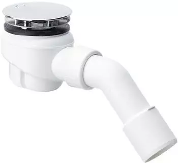 Viega Domoplex Ablaufgarnitur für Duschwannen 90xDN 40/50mm, Kunststoff verchromt (208615)