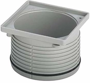 Viega Advantix Aufsatzrahmen Kunststoff grau 100x100mm (534516)
