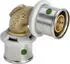 Viega Sanfix P 2116 Winkelkupplung 40mm, 90 Grad, mit SC-Contur, Rotguss (566234)