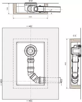Ideal Standard Ultra Flat S Ablaufbox (K863267)