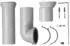 Duravit Vario-Anschluss-Set für WC mit Universal-Abgang, inklusive Excenter (0014220000)
