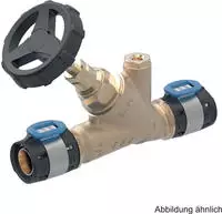Geberit FlowFit Schr&auml;gsitz-Absperrventil, DN 20, 25mm, CuSn4Zn2PS, 619832001