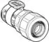 Geberit FlowFit Übergang mit Verschraubung auf PEX-Rohre DN 15, Ø 20/20 mm (620731001)