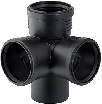Geberit Silent-PP Eckabzweig 87,5&deg; DN90/90/90 schalloptimiert (390.459.14.1)