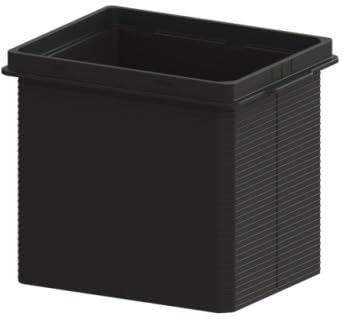Kessel Verl&auml;ngerungsst&uuml;ck Kunststoff schwarz 183mm Drehfix (38670)
