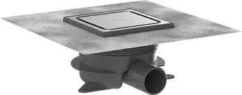 Hansgrohe RainDrain Spot Plus Punktablauf Komplettset 150/150 mit h&ouml;henverstellbarem Rahmen, Edelstahl geb&uuml;rstet (56225800)