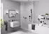 Hansgrohe RainDrain Spot Plus Komplettset 150/150 Punktablauf, höhenverstellbarer Rahmen, rückseitig befliesbar, Edelstahl gebürstet (56226800)
