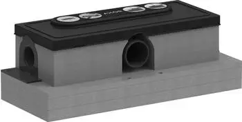 Axor Drain uBox universal Grundkörper für Duschrinne für Standardinstallation DN 50 (01005180)
