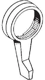Hansa Absperrhebel 59905722 chrom