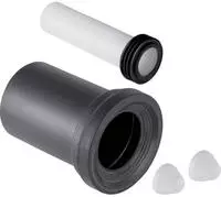 Geberit 152426111, Geberit Anschlussset f&uuml;r Wand-WC, L 18,5cm 152426111 mit