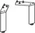 Geberit iCon Set Füße chrom (500367001)