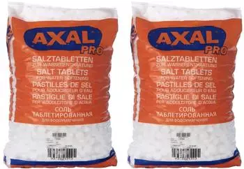 Axal Pro Salztabletten zur Wasserenth&auml;rtung (2 x 25 kg Sack)