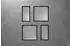 Hansgrohe XtraStoris Individual Wandnische mit Designrahmen 300 x 300 x 100 mm mattweiß/brushed bronze (56099140)