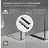 LuxeBath Duschrinne 2in1 Edelstahl befliesbar extra flach 60cm Schwarz (490011276)