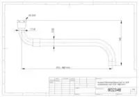Auslauf 802348 3/4' X 280-480 Mm, Messing Verchromt, Ausziehbar, Flach Dichtend - Asw