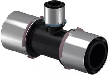 Uponor S-Press Verbund T-St&uuml;ck reduziert PPSU 75x40x75mm (1032893)