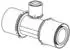 Uponor S-Press Verbund T-Stück reduziert PPSU 75x40x75mm (1032893)