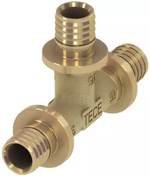 Tece TECEflex T-St&uuml;ck Siliziumbronze 50x50x50 (710150)