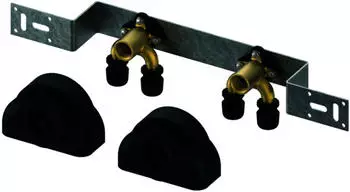 Tece TECElogo-Ax Montageeinheit 150mm U-Doppelwandscheibe 16xRp1/2" Si-Bronze (8804004)