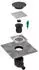 Hansgrohe RainDrain Point Komplettset Punktablauf 150 x 150 mm Nordics Edelstahl gebürstet Edelstahl (56253800)