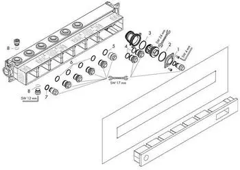 Axor Grundk&ouml;rper f&uuml;r ShowerSolutions Thermostatmodul Select (18312180)