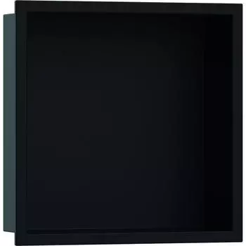 Hansgrohe XtraStoris Original Wandnische mit Rahmen 300 x 300 x 70 mm mattschwarz (56093670)